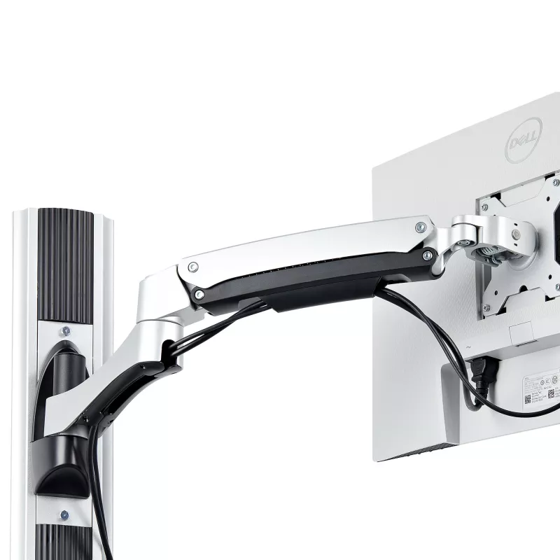 StarTech.com seinale kinnitatav tööjaam, VESA kinnitus 32-tollistele monitoridele (10 kg), täielikult liigendatav ühe monitori kinnitus ja klaviatuurialus lauaarvuti/korpuse kronsteiniga, püstitöölaud