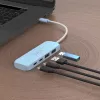 j5create keskkonnasõbralik USB-C 4-pordilise USB-C ja Type-A Gen 2 jaoturiga