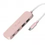 USB-C Hub j5create JCH342ER-N 4-Port USB-C Type-A Gen 2 10000 Mbit/s Rose