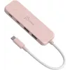 USB-C Hub j5create JCH342ER-N 4-Port USB-C Type-A Gen 2 10000 Mbit/s Rose