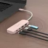 USB-C Hub j5create JCH342ER-N 4-Port USB-C Type-A Gen 2 10000 Mbit/s Rose