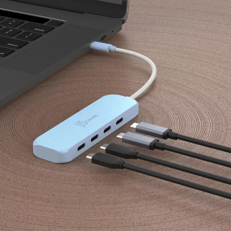 USB-C Hub j5create JCH345EC-N 4-Port USB-C Gen 2 10000 Mbit/s