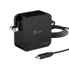 j5create 102W GaN PD USB-C 2-pordiline laadija vahetatavate vahelduvvoolupistikutega