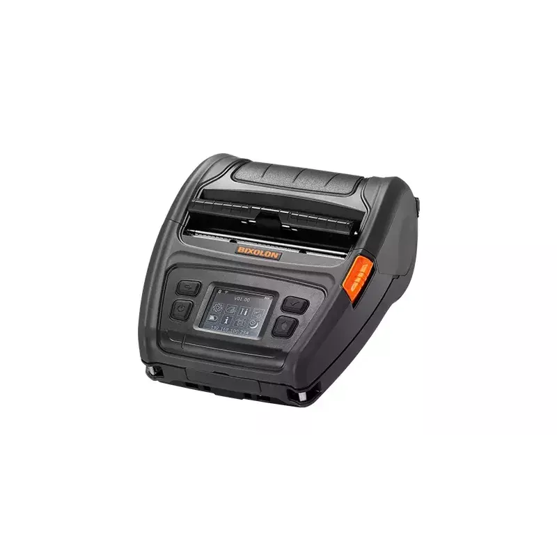 Mobiilne otseprindi termoprinter BIXOLON XM7-40 — 203 x 203 DPI, 50–112 mm paberilaius, USB-C, RS-232, Wi-Fi juhtmega ja juhtmevaba