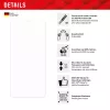 Displexi nutiklaas (9H) Xiaomi Redmi 13C jaoks, paigalduskleebis, purunematu