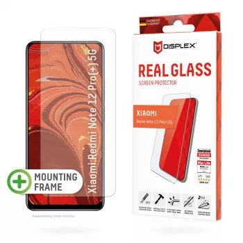 Displex ekraanikaitse (10H) Xiaomi Redmi Note 12 Pro(+) 5G jaoks, Eco paigaldusraam, kriimustuskindel
