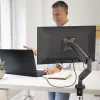 j5create JTSA101 ergonoomiline monitorikinnitus must klamber/tõmbsoon 8 kg 17 kuni 32 tolli