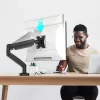 j5create JTSA101 ergonoomiline monitorikinnitus must klamber/tõmbsoon 8 kg 17 kuni 32 tolli