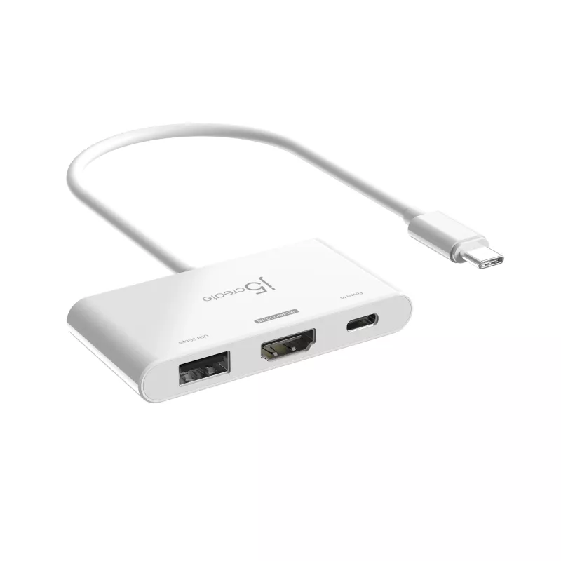 j5create JCA399 USB-C® to HDMI™ 4K144Hz & USB™ 3.2 toiteedastusega 100 W, must