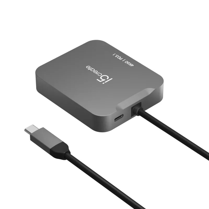 j5create JCD3191 4K60 Elite USB-C® reisiadapter, must