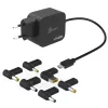 j5create JUP1565DC 67W GaN PD USB-C® minilaadur 6 tüüpi DC-pistikuga – EL, must