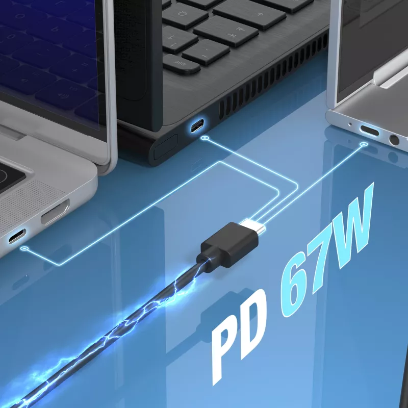 j5create JUP1565DC 67W GaN PD USB-C® minilaadur 6 tüüpi DC-pistikuga – EL, must