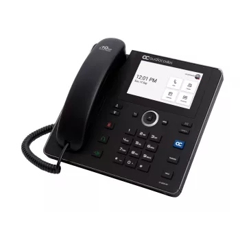 AudioCodes Teams C455HD IP-telefon PoE GbE must, IP-telefon, Must, Juhtmega telefonitoru, Android, SIP info, 8 liini