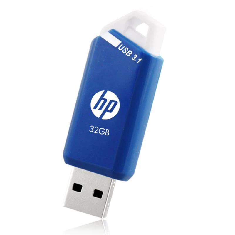 HP x755w USB-mälupulk 32 GB USB Type-A 3.2 Gen 1 (3.1 Gen 1) Sinine, Valge
