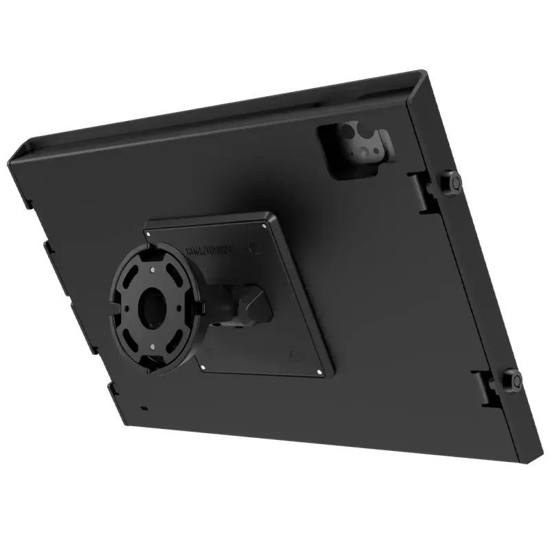 Seinale kinnitatav korpus Compulocks Apex iPad Air M2 13 tolli (2024) jaoks — kallutatav, must, ühildub mudelitega A2898/A2903/A2904