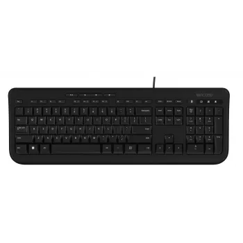 Juhtmega täissuuruses klaviatuur Incase Designed by Microsoft Wired 600 — USB, QWERTY, UK inglise, Must