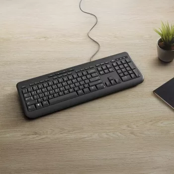 Juhtmega täissuuruses klaviatuur Incase Designed by Microsoft Wired 600 — USB, QWERTY, UK inglise, Must