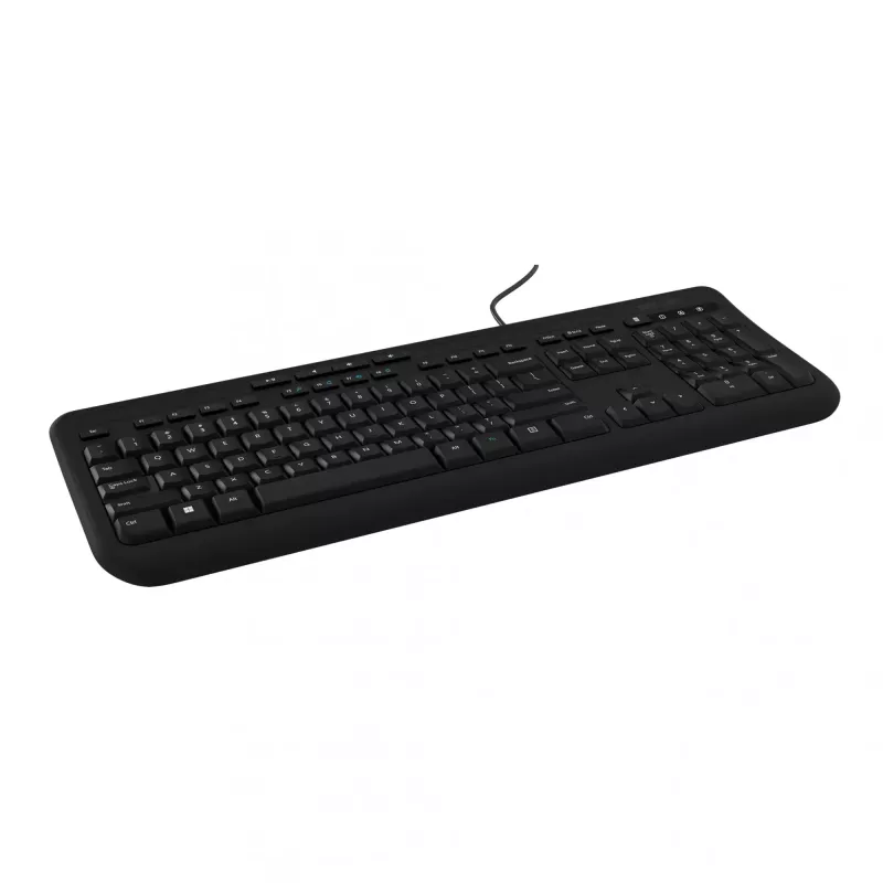 Juhtmega täissuuruses klaviatuur Incase Designed by Microsoft Wired 600 — USB, QWERTY, UK inglise, Must