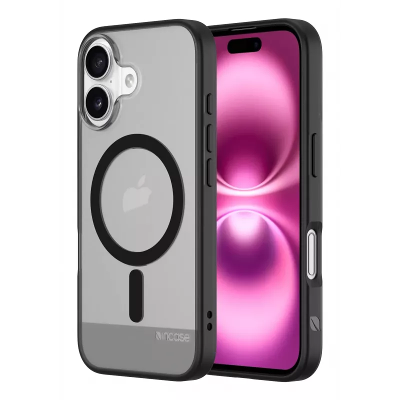 Incase INPH190401-BLK mobiiltelefoni ümbris 15,5 cm (6,1 tolli) kate Must, poolläbipaistev