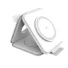 j5create Qi2 3-in-1 Magnetic Travel Wireless Charging Station Indoor USB Fast Charging Valge