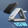j5create Qi2 3-in-1 Magnetic Travel Wireless Charging Station Indoor USB Fast Charging Valge