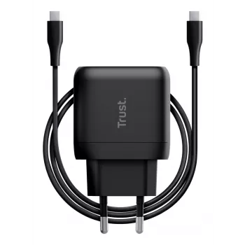 TRUST USB-C laadija MAXO 45W GaN – 45W USB-C kiirlaadija