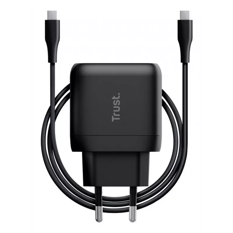 TRUST USB-C laadija MAXO 45W GaN – 45W USB-C kiirlaadija