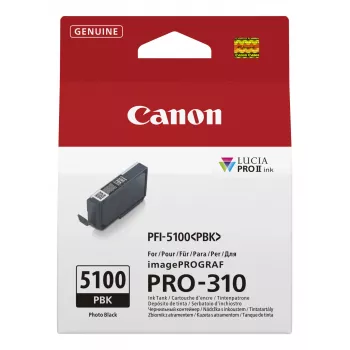 Canon PFI-5100 PBK tindikassett 1 tk Originaal Foto must