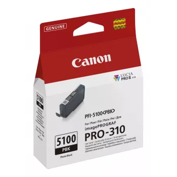 Canon PFI-5100 PBK tindikassett 1 tk Originaal Foto must