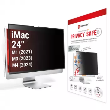 Displex PRIVACY SAFE eemaldatav 2-suunaline privaatsusfilter iMac 24-tollisele M1 (2021)/M3 (2023)/M4 (2024) jaoks