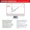 Displex PRIVACY SAFE eemaldatav 2-suunaline privaatsusfilter iMac 24-tollisele M1 (2021)/M3 (2023)/M4 (2024) jaoks
