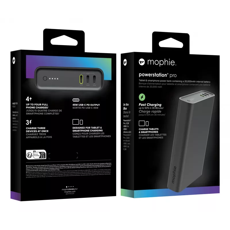 mophie Powerstation Pro 20000 mAh Must