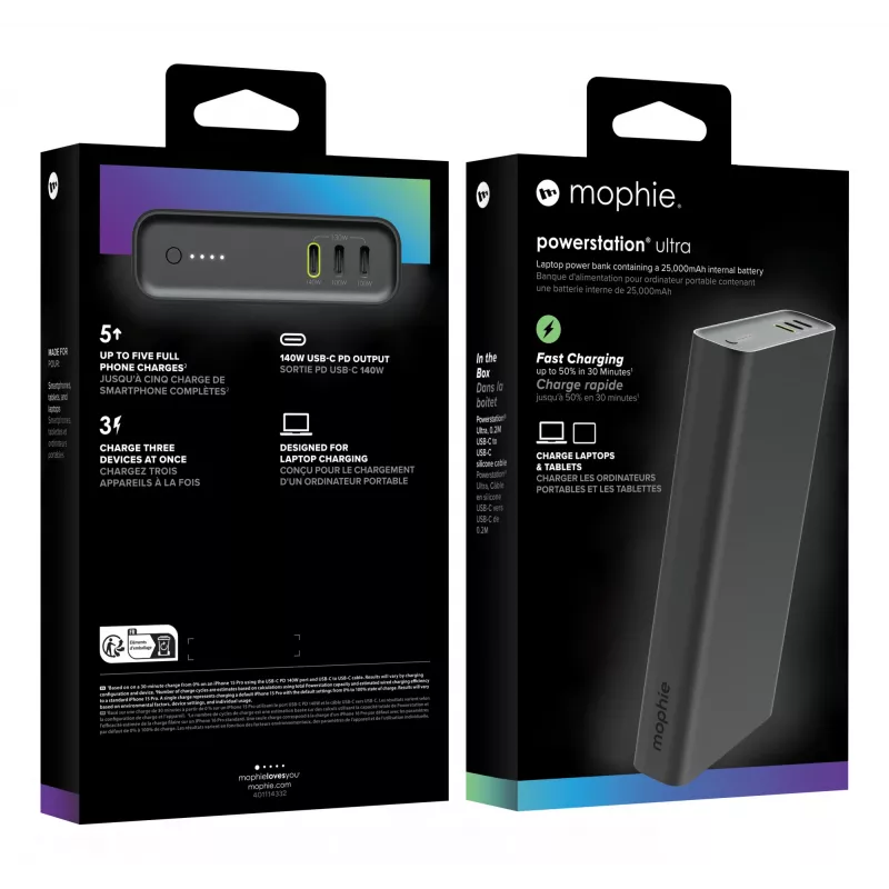 Kaasaskantav laadija Mophie Powerstation Ultra - 25000 mAh