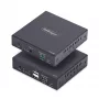 StarTech.com HDMI KVM pikendaja IP-võrgu kaudu, 4K 60Hz, draiverivaba, HDMI ja USB üle Ethernet/CAT6, AVoIP, saatja ja vastuvõtja komplekt, sisaldab kinnituskomplekte