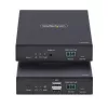 StarTech.com HDMI KVM pikendaja IP-võrgu kaudu, 4K 60Hz, draiverivaba, HDMI ja USB üle Ethernet/CAT6, AVoIP, saatja ja vastuvõtja komplekt, sisaldab kinnituskomplekte