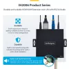 StarTech.com HDMI KVM pikendaja IP-võrgu kaudu, 4K 60Hz, draiverivaba, HDMI ja USB üle Ethernet/CAT6, AVoIP, saatja ja vastuvõtja komplekt, sisaldab kinnituskomplekte