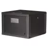 Seinale kinnitatav 19-tolline rack-kapp ROLINE Pro 7U 600x600 WxD, must, võtmelukk, IP20
