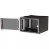 Seinale kinnitatav 19-tolline rack-kapp ROLINE Pro 7U 600x600 WxD, must, võtmelukk, IP20