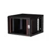 Seinale kinnitatav 19-tolline rack-kapp ROLINE Pro 7U 600x600 WxD, must, võtmelukk, IP20