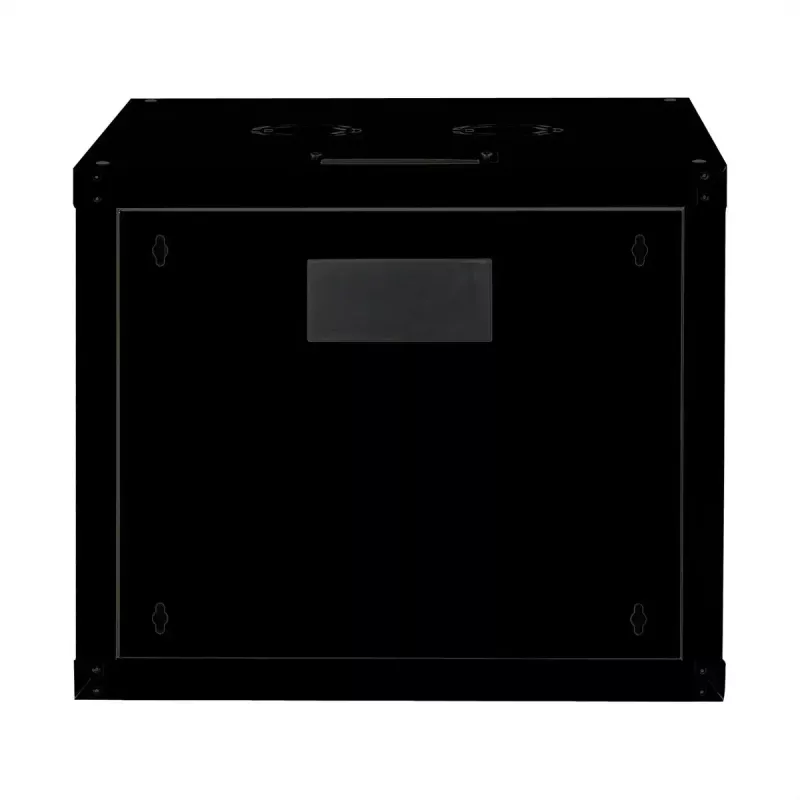 ROLINE 19-tolline seinale paigaldatav riiul Pro 9U, 600x600 LxS, must, võtmelukk, IP20