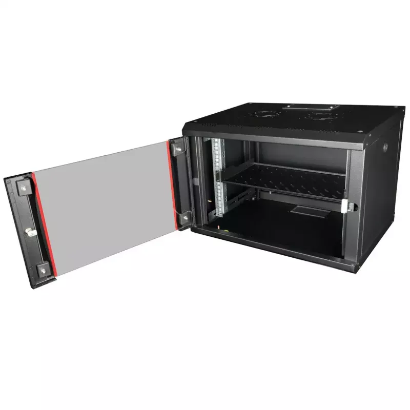 Riiulipaneel ROLINE 19-tolline 1U 250mm sügavus 15kg must