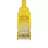 StarTech.com 2 m kollane õhuke CAT6 Etherneti kaabel, takerdumisvastane, 100 W PoE, UTP, LSZH, 28AWG puhas vasktraat, õhuke RJ45 võrgupaigakaabel pingutusleevendustega, individuaalselt testitud