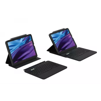 ZAGG Pro Keys 2 Bluetooth-klaviatuur QWERTZ saksa must iPad Air 11 jaoks