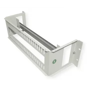 Rack rail ROLINE 26.21.0102 — terasest hõbedane, 1 tk, 19-tollisele riiulile paigaldamiseks