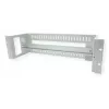 Rack rail ROLINE 26.21.0102 — terasest hõbedane, 1 tk, 19-tollisele riiulile paigaldamiseks