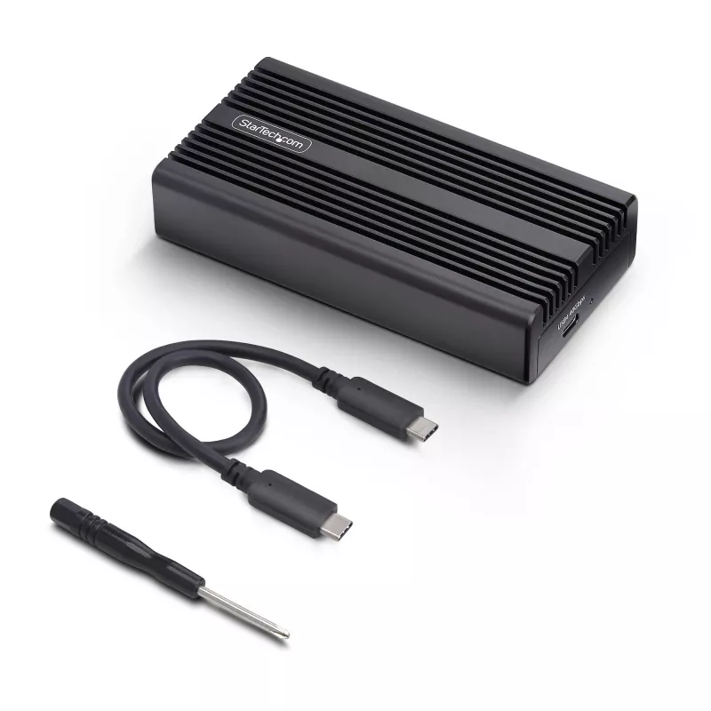 StarTech.com USB4 M.2 NVMe korpus, 40Gbps, väline USB-C/Thunderbolt NVMe SSD korpus, alumiiniumist jahutusradiaatoriga kest, B+M/M-Key