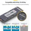 StarTech.com USB4 M.2 NVMe korpus, 40Gbps, väline USB-C/Thunderbolt NVMe SSD korpus, alumiiniumist jahutusradiaatoriga kest, B+M/M-Key