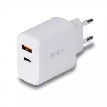 Lindy 73424 mobiilseadme laadija Universaalne Valge Vahelduvvool Kiirlaadimine Siseruumides