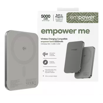 Akupank PanzerGlass empower by empower Bank 5000mAh Titanium