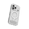 ZAGG Crystal Palace Snap Kickstand ümbris Apple iPhone 17 Pro jaoks, läbipaistev